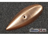 Чешуйки CR302 Уралка с гранями, 20 х 7,5 мм., медь, 100 шт.